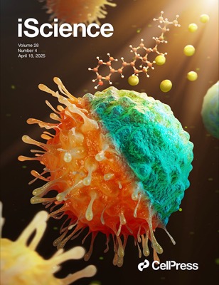 iScience journal cover, Volume 28, April 2025